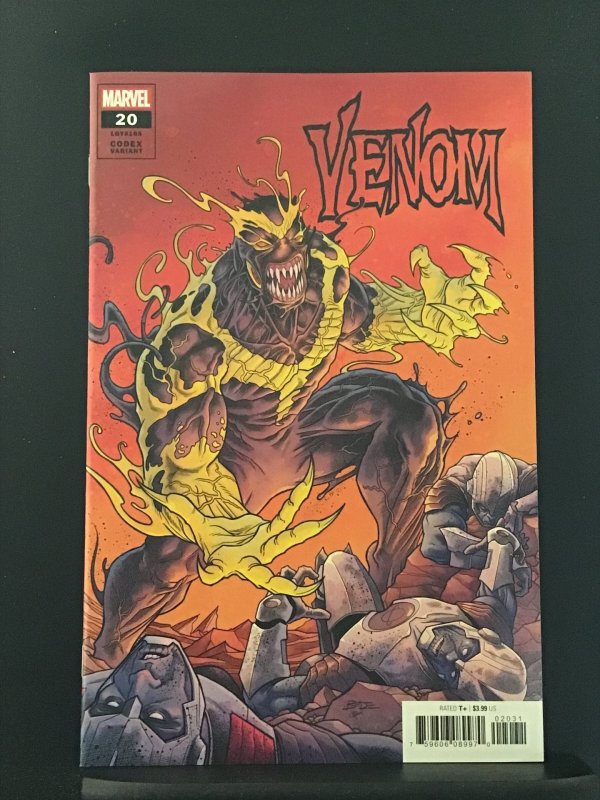 Venom #20 Codex variant cover