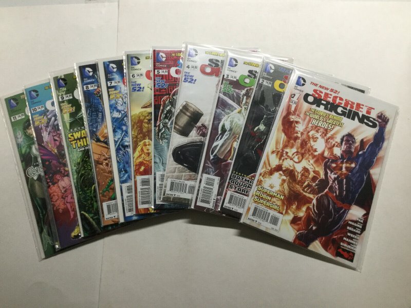 Secret Origins 1-11 New 52 Lot Run Set Near Mint Nm Dc Comics