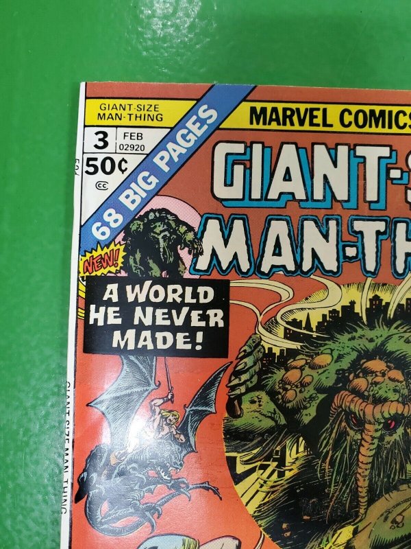 Giant Size Man-Thing # 3 1975 Marvel FN/VF