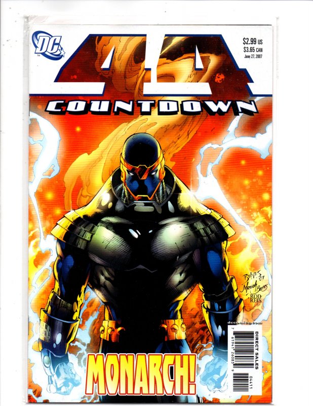 DC Comics Countdown #44 Paul Dini Story Shazam Ed Benes Cover Monarch