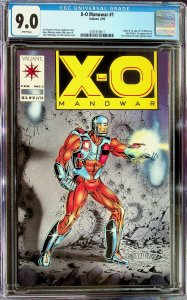 X-O Manowar #1 (1992) - CGC 9.0 - Cert#4371919011