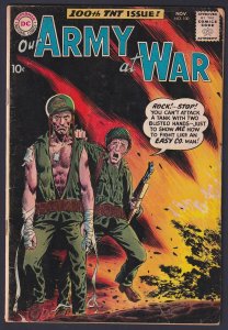 Our Army at War #100 1960 DC 3.5 Very Good- comic