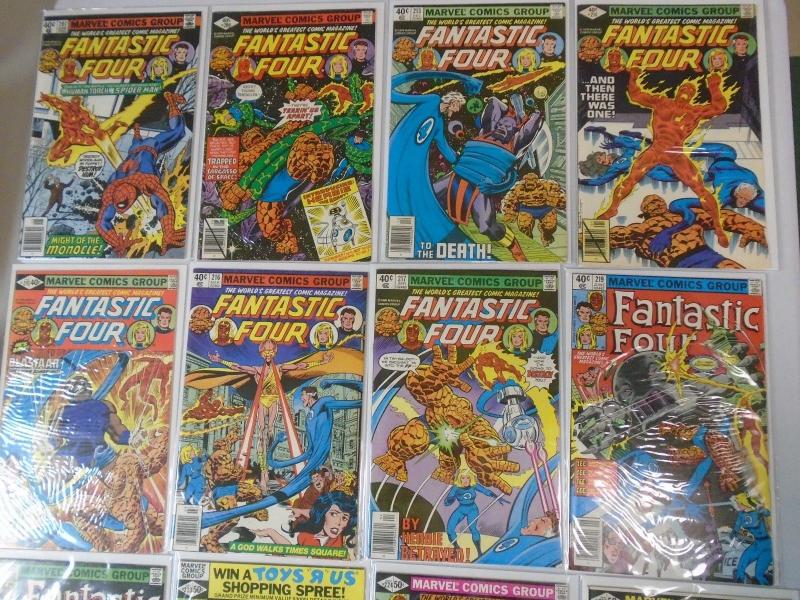 HI-Grade Fantastic Four 27 Different Lot From:#207-249, 8.0/VF (1979-1982)