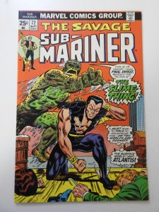Sub-Mariner #72 (1974) FN+ Condition! MVS intact!