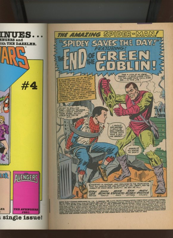 (1985) Marvel Tales Starring Spider-Man #179: NEWSSTAND! (8.0)