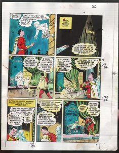 Hand Painted Color Guide-Capt Marvel-Shazam-C35-1975-DC-page 26-Dr Sivana-VG/FN