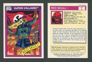 1990 Marvel Comics Card  #81 (Red Skull)   NM-MT
