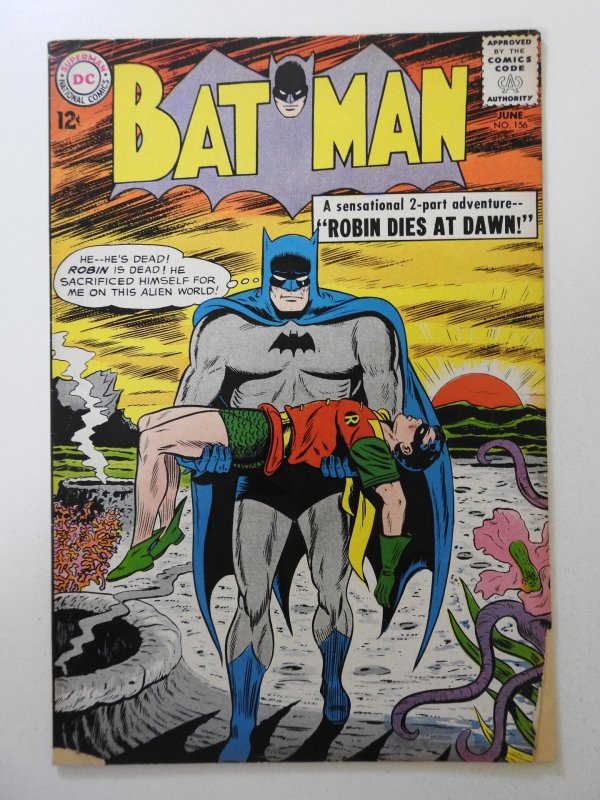 Batman #156 (1963) GD+ Condition! 1 in tear back cover
