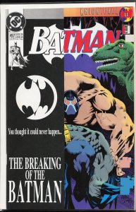 Batman #497 Promo Wrapper Variant (1993) Batman