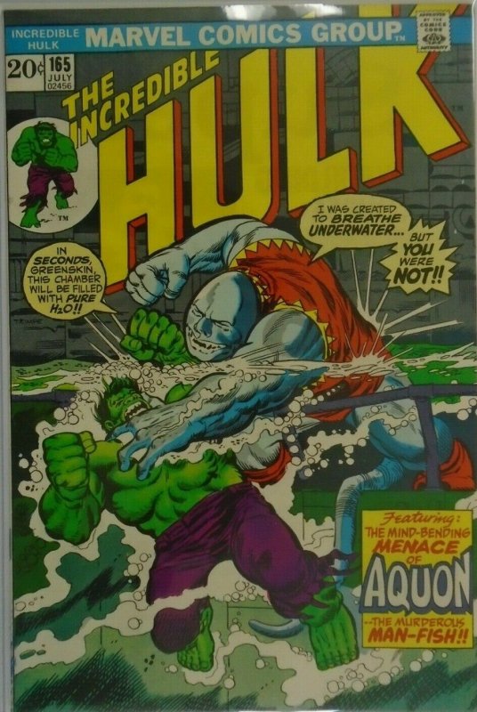 The Incredible Hulk #165 - 6.0 FN - 1973