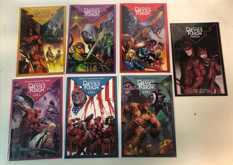 Devils Reign(2022) #1-6 + Omega VF/NM Complete Set ~ Marvel Event