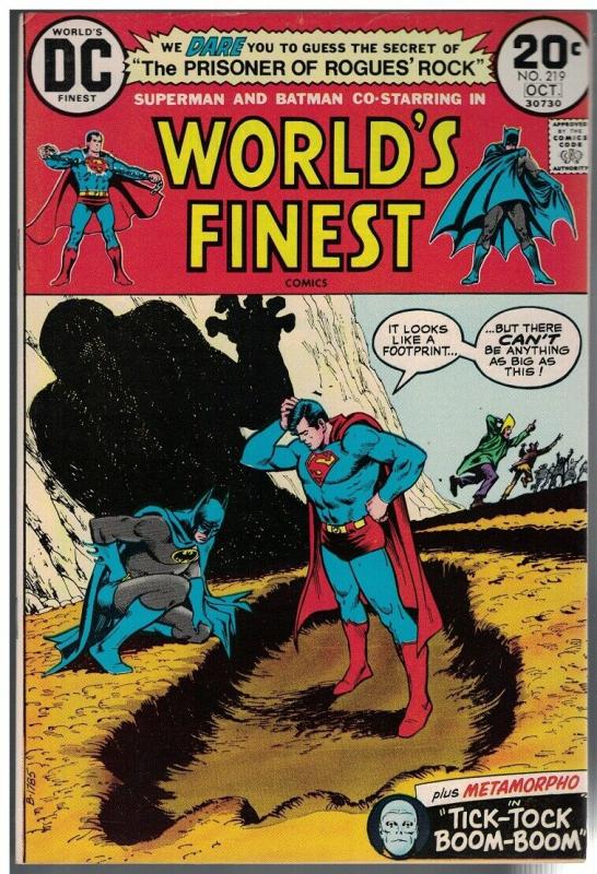 WORLDS FINEST 219 VF Oct. 1973