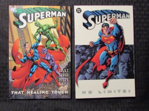 1993 SUPERMAN Death of 1999 No Limits 2005 The Healing Touch SC TPB 1st Printing