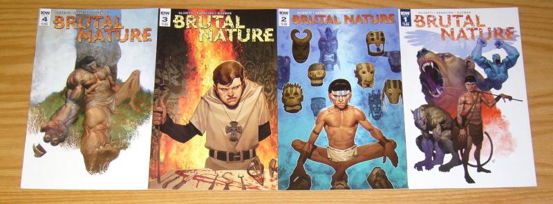 Brutal Nature #1-4 VF/NM complete series - ariel olivetti - idw comics set 2 3