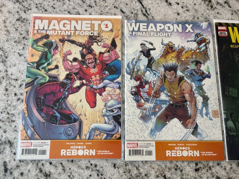 Lot Of 3 Marvel Comics # 1 NM WMD Weapon X Flight Magneto Mutant Force 17 J435