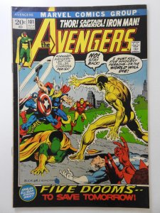 The Avengers #101 (1972) Classic Avengers! Beautiful VF+ Condition!