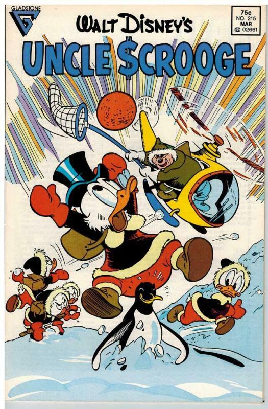 UNCLE SCROOGE 215 VF-NM Mar. 1987 COMICS BOOK