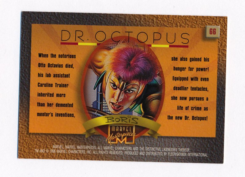 1996 Marvel Masterpieces #66 Dr. Octopus