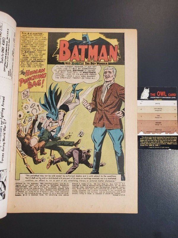 Batman #174 (1965) DC Comics GVG 3.0 Infantino Sheldon Moldoff|