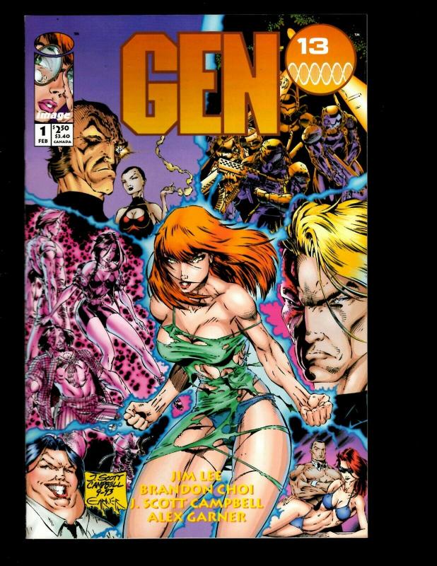 12 Comics Gen 13 # 1 5 4 5 2 3 14 Bootleg 1 10 /The Maxx 1 Gall Force +MORE JF19