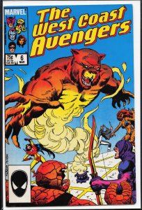 West Coast Avengers #6 (1986) West Coast Avengers / Avengers West Coast