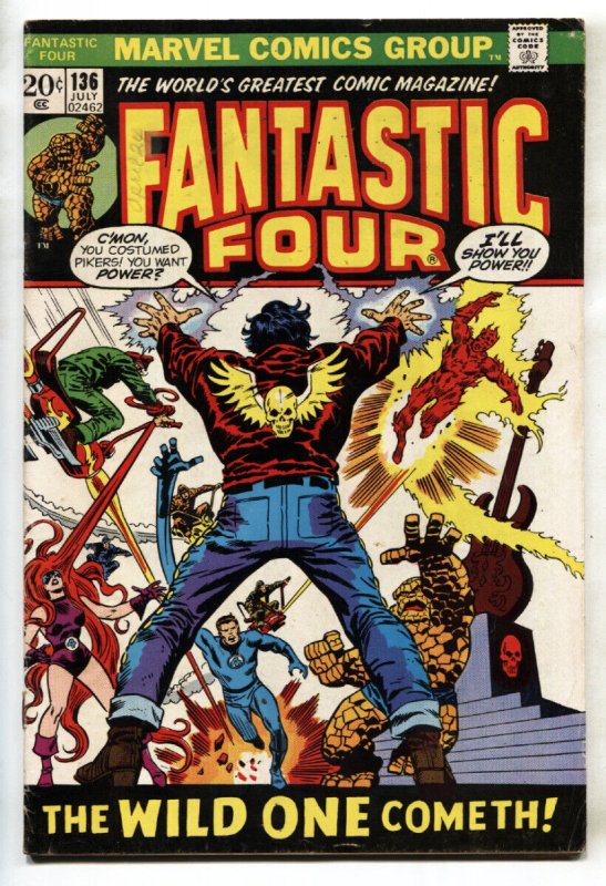 FANTASTIC FOUR #136 comic book-1973-Marvel-FN