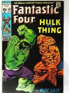 Fantastic Four (1961 series)  #112, Fine- (Actual scan)