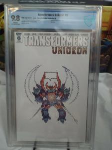 Transformers: Unicron #6 (2018) - CBCS 9.8 - Paras Retailer Exclusive B - RARE!