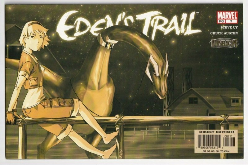 Eden's Trail #2 February 2003 Marvel Steve Uy Chuck Austen