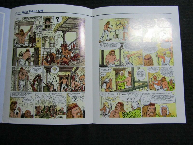 1986 ARIA & THORGAL Donning Publishers 6pg Graphic Novel Fold-Out  FN 6.0