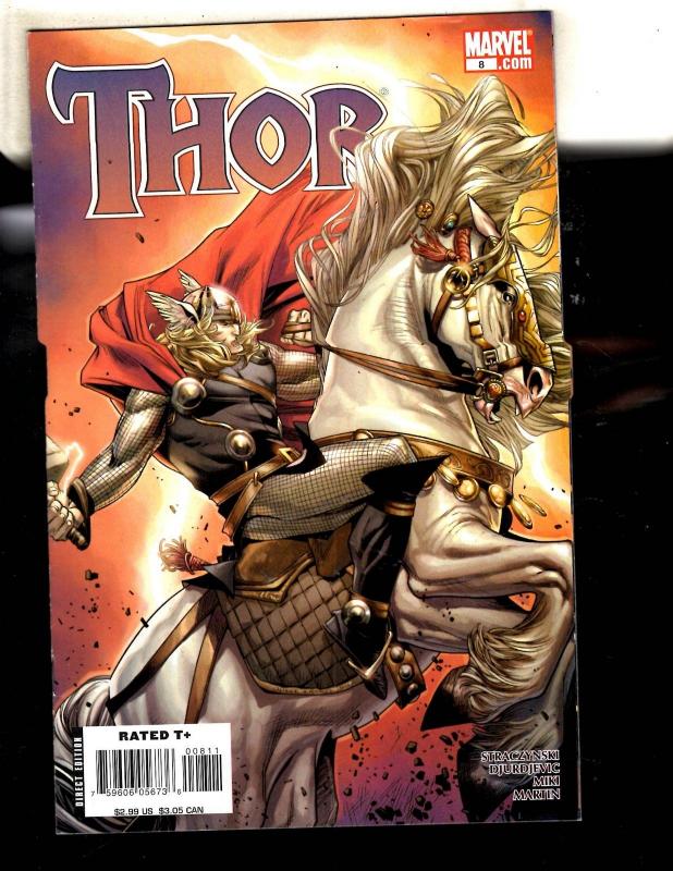 Lot Of 11 Thor Marvel Comic Books # 2 3 4 5 6 7 8 9 10 11 Loki Odin Sif CJ12