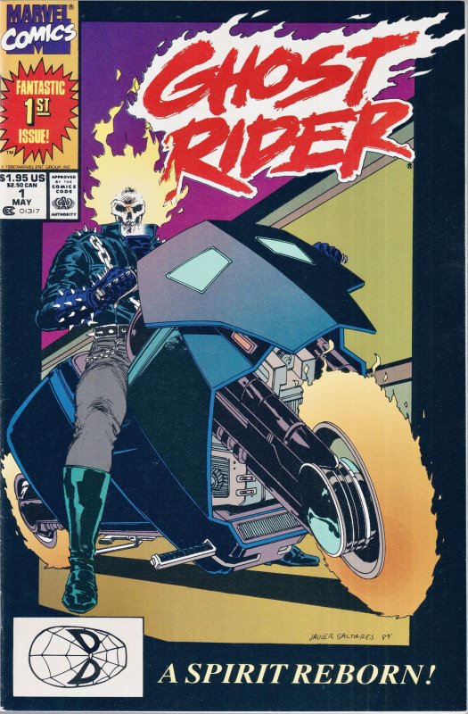 Ghost Rider #1 Second Printing Variant (1990)