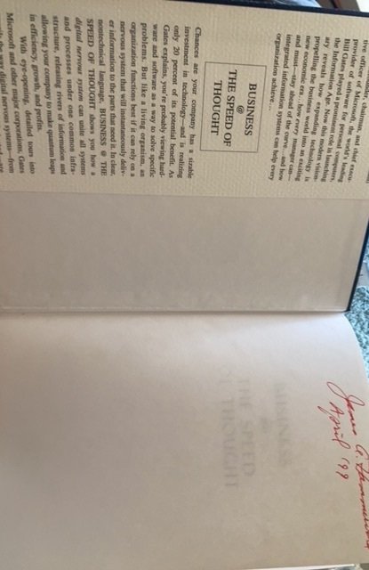 Bill Gates business@ the speed of thought, 1999,470p