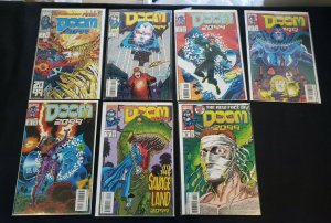 DOOM 2099 - 7PC (VF/NM) TO THE SAVAGE LAND, THIS MAN CONDEMNED, NEW FACE 1993-94