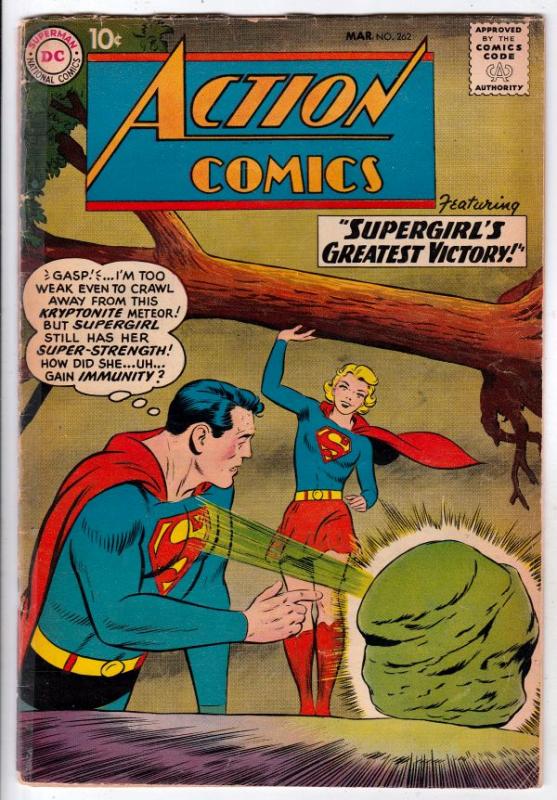 Action Comics #262 (Mar-60) VG- Affordable-Grade Superman