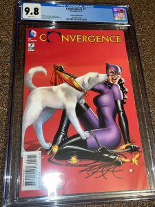 Convergence 7 (DC, 2015) Amanda Conner 1:25 Variant, CGC Graded 9.8