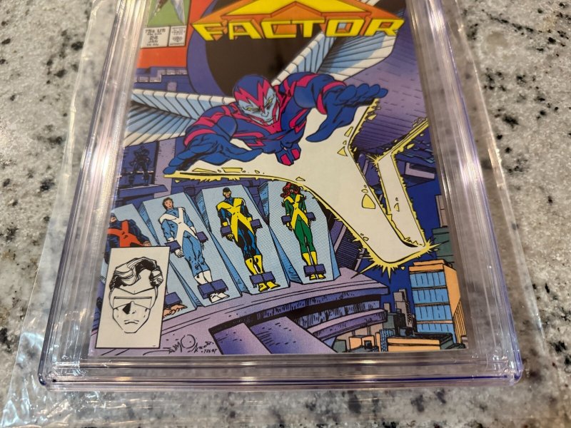 X-Factor # 24 CGC Graded 9.2 Marvel Comic Book 1st Archangel Appearance Key JH32
