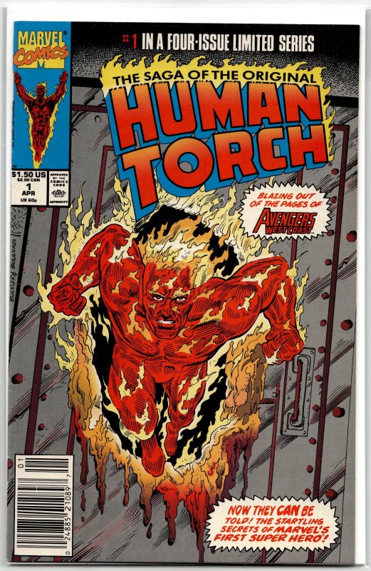 Saga of the Original Human Torch #1 (1990) Human Torch