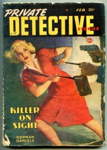 Private Detective Pulp February 1948- Killer on Sight G/VG