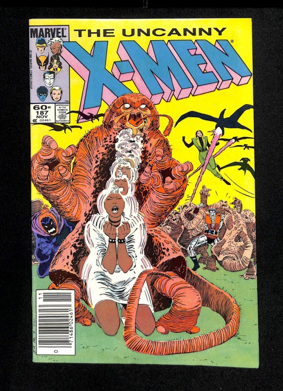 Uncanny X-Men #187 Newsstand Variant
