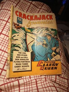 Crackajack Funnies 30 Dell 1940 Golden Age 6th Appearance Of The Owl Superhero