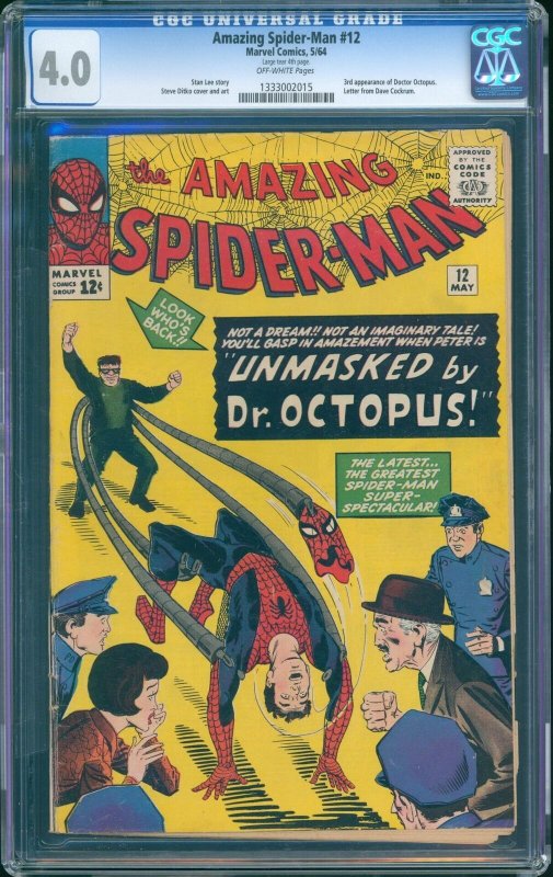 Amazing Spider-Man #12 (Marvel, 1964) CGC 4.0