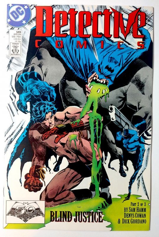 Detective Comics #599 (9.2, 1989) 1st app of Henri Ducard