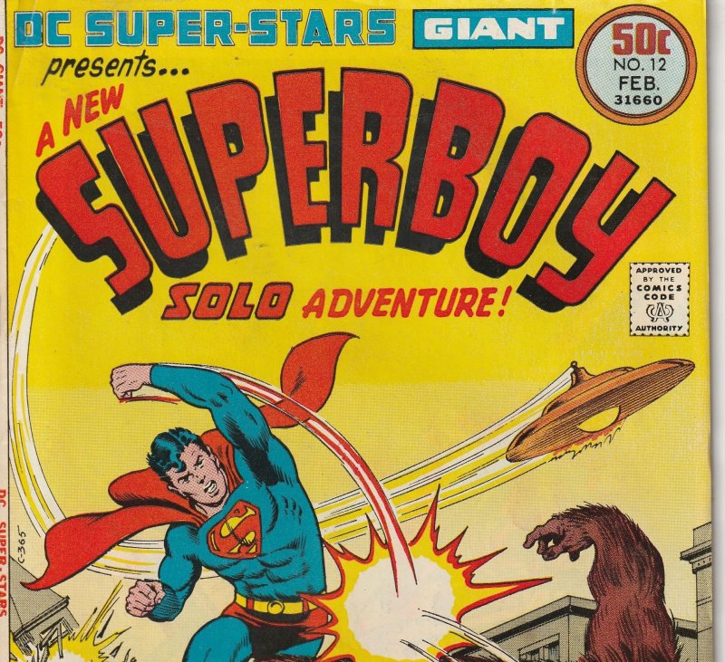 DC Super Stars #12 (1977)  Superboy !