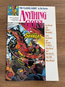 Anything Goes # 1 NM Comic Book Flaming Carrot Bob Burden 1 J282