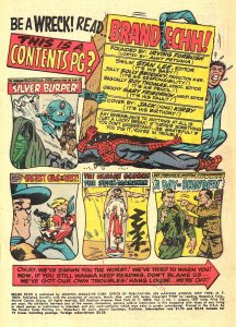 NOT BRAND ECHH #1 (Aug 1967) 5.5 FN-  MARVEL COMICS Spoofs Its Own Characters!