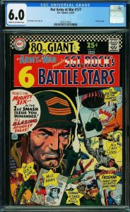 Our Army at War #177 (1967) CGC 6.0 FN
