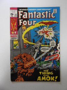 Fantastic Four #111 (1971) VF- condition