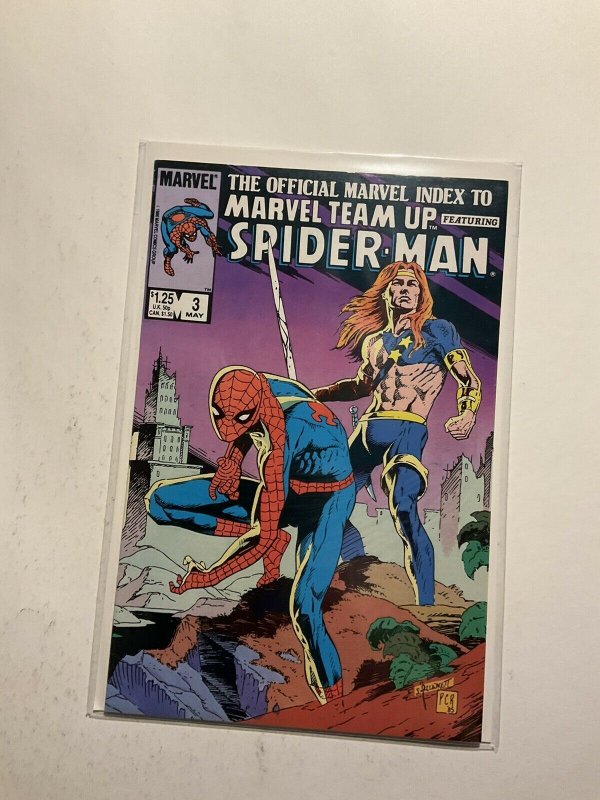 Official Marvel Index Marvel Team-Up 3 Near Mint Nm Marvel 