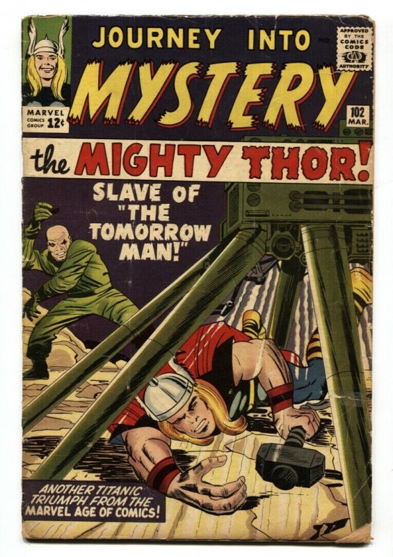 JOURNEY INTO MYSTERY #102 comic book 1964-THOR FIRST SIF-MARVEL